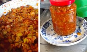 Domates soslu patlıcan